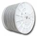 CAT 6 600Mhz Solid Cable 24AWG Solid PVC Beige 