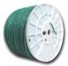 CAT 6 600Mhz Solid Cable 24AWG Solid Plenum Green 
