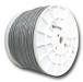 CAT 6 600Mhz Solid Cable 24AWG Solid Plenum Grey 