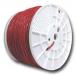 CAT5E 350 Mhz 4pr 24 AWG Stranded PVC Red 
