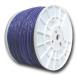 CAT 6 600Mhz Solid Cable 24AWG Solid Plenum Violet 