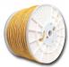CAT 6 600Mhz Solid Cable 24AWG Solid Plenum Yellow 